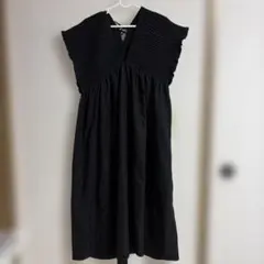 しまむら シャーリングワンピース Lサイズ