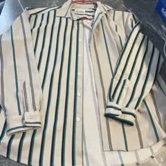 tk. TAKEO KIKUCHI ストライプ長袖シャツ Mサイズのサムネイル