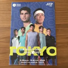 木下グループ　ジャパンオープン　テニス　2026 クリアファイル　錦織圭