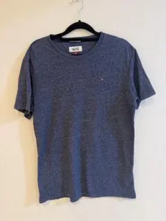 TOMMY HILFIGER ネイビー コットン混紡 Tシャツ