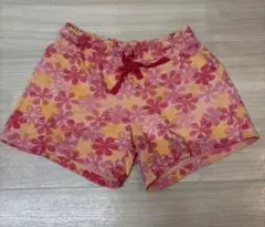 花柄ルームウェアショーツ ピンク系