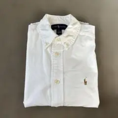 Ralph Lauren ホワイト長袖シャツ6サイズ120センチ