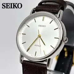 【電池新品 稼動】セイコー ドレスウォッチ クォーツ Y2K 00sゴールド針
