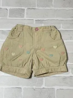 メゾピアノ ショートパンツ 140 中古 ベージュ