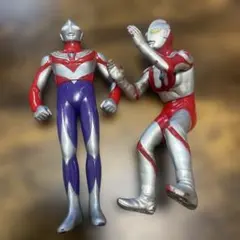 ウルトラマン ソフビ フィギュア 2体セットおまけ付き