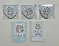 学園アイドルマスター GiGO 葛城リーリヤ ハート缶バッジ フォトカード