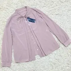 新品 未使用 タグ付き ニューヨーカー リボン ボウタイブラウス 2way