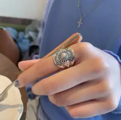 シルバー リング ナバホ族 メキシカン インディアン ヴィンテージ フリーサイズ