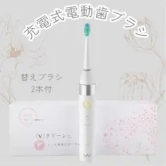 電動歯ブラシ 充電式 変えブラシ付 ホワイトニング 海外兼用 口内ケア 歯磨きのサムネイル