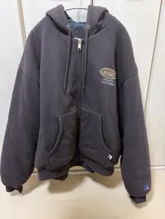 AVIREX×Russell グリーン ジップアップパーカー M AVIREX×Russell グリーン ジップアップパーカー M - メルカリ