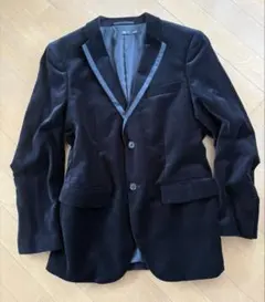 UNIQLO +J ベロア テーラードジャケット ブラック M