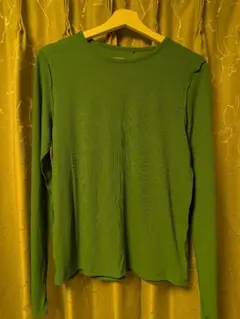 GU ソフトリブクルーネックT（長袖）L