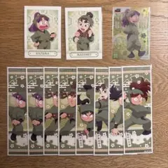 忍たま乱太郎　三年生セット　ロングステッカー　クリアカード　ぱしゃこれ