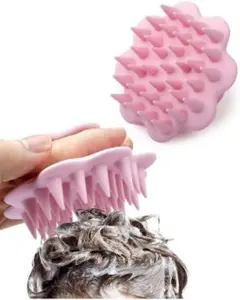 シャンプーブラシ かわいい 美髪 ピンク シリコン 頭皮 ディープスカルプ