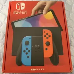 NintendoSwitch有機ELネオンブルー/レッド ケース・ソフト付き