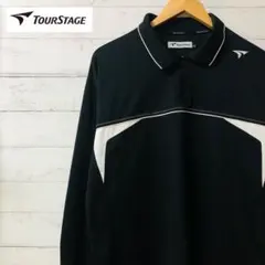 ツアーステージ ゴルフウェア 長袖 ポロシャツ LLサイズ