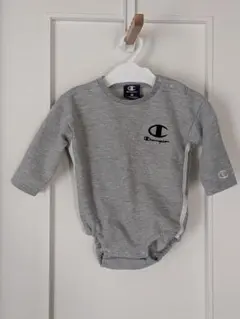Champion 80　グレー 長袖ロンパース