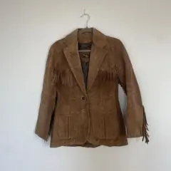 ヴィンテージ フリンジ スエードジャケット