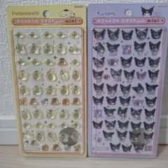 サンリオ ボンボンドロップシールミニ　クロミちゃん　ポムポムプリン