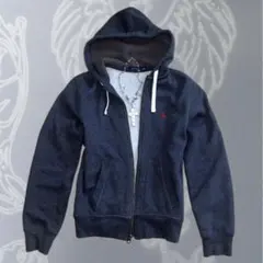 POLO ラルフローレン ジップパーカー XS y2k 平成 グレー XS