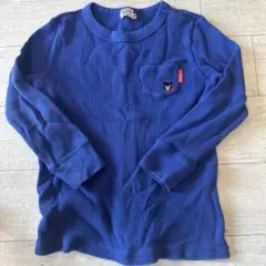 DOUBLE.B長袖カットソー ネイビー