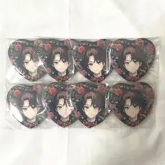 三枝明那 バレンタイン ハート型 缶バッジ8個セット