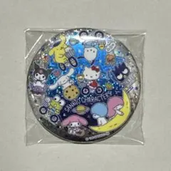 【新品】サンリオキャラクターズ キラキラBIG缶バッジ2 「サンリオキャラ集合」