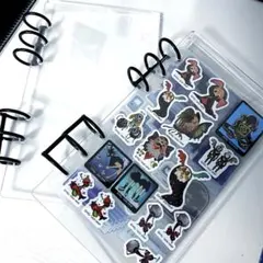 A6°アクリル°シール帳2つセット°クリア