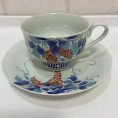 鍋島 色絵 桜花籠文 五寸皿 市川龍男 市川龍仙 共箱 皿 飾皿 絵皿 鍋島 色絵 桜花籠文 五寸皿 市川龍男 市川龍仙 共箱 皿