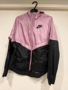 NIKE ウィンドブレーカー ピンク ブラック Mサイズ