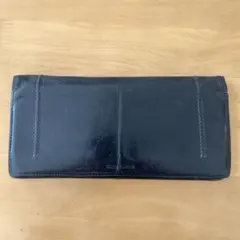 TAKEO KIKUCHI ブラック レザー 長財布