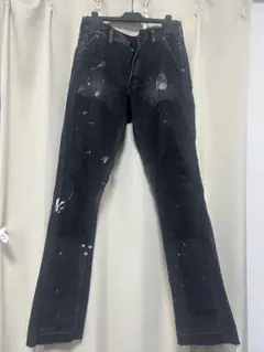 mnml ミニマル マルチポケットスリムカーゴデニムパンツ パラシュート 