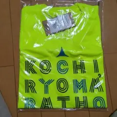 ASICS 高知龍馬マラソン参加賞Tシャツ フラッシュイエロー L