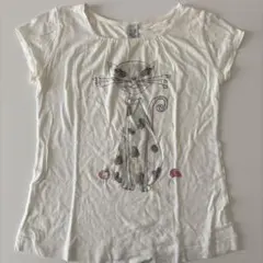 ZARA kids 猫イラスト 半袖Tシャツ 11-12歳のサムネイル