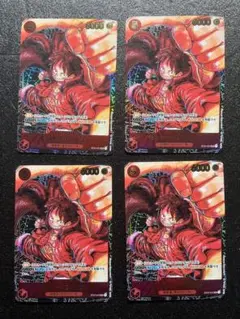 モンキー・D・ルフィ SR パラレル ST01-012 4枚　③