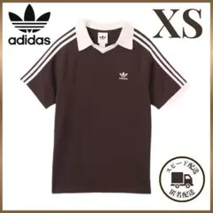 新品✨adidas ワッフル ショートスリーブ ポロシャツ ダークブラウン