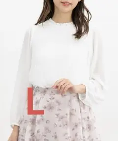 ハニーズ　新品　新作　タグ付き　プリーツ使いブラウス