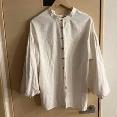 ホワイト バルーンスリーブ シャツ CIAOPANICのサムネイル