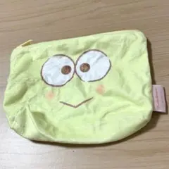 サンリオ　ふわふわFACE台形ポーチ　けろけろけろっぴ　新品未使用