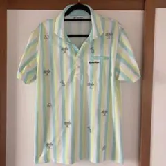 Black&White ゴルフポロシャツ　LL