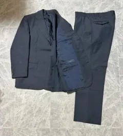 BURBERRY LONDON バーバリー モヘア チェック柄 ワイド スーツ