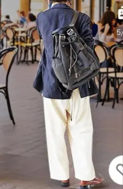 新品未使用　黒　リュック・バックパック story.