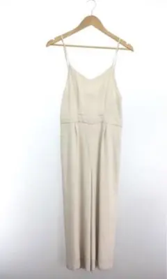 ⬜︎夏に、涼しげ　Rew de Rew Mサイズ サロペット クリーム色のサムネイル