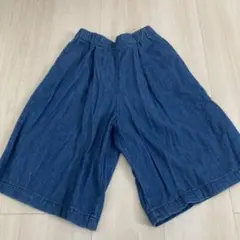 UNIQLO  デニムガウチョパンツ130