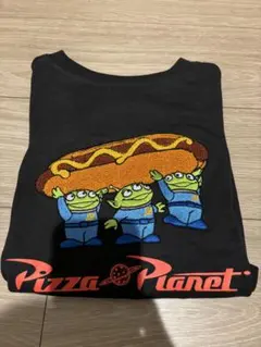 トイストーリー ホットドッグ ピザプラネット Tシャツ エイリアン ディズニー