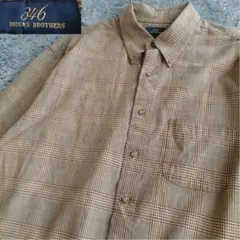 好配色】BROOKS　BROTHERS　ブルックスブラザーズ チェックBDシャツ