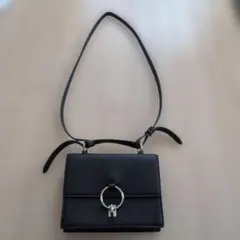 [美品] HARE ブラック ショルダーバッグ リング金具のサムネイル