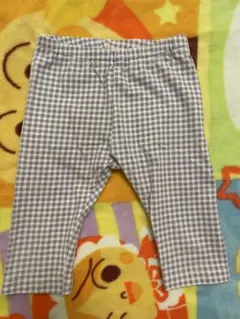 UNIQLO チェック柄 レギンス7分丈100サイズ