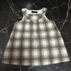 COMME ÇA FOSSETTE チェック柄 ワンピース 80cm