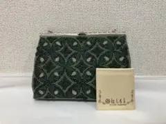 【美品】ルミーはしもと　総ビーズ　ハンドバッグ　レトロ